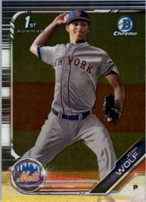 2019 Bowman Chrome Draft #BDC119 Josh Wolf - BB