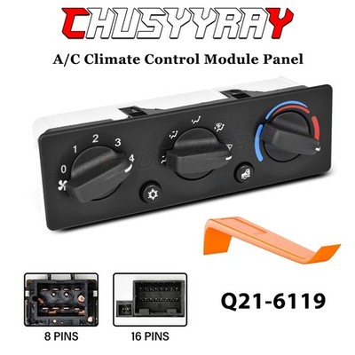 A/C Climate Control Module Panel Q21-6119 For Peterbilt Truck new