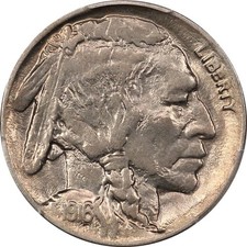 1916-D PCGS AU58 Choice AU+ Buffalo Nickel - Lustrous and Original, Looks MS!