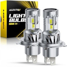 2PCS 9003 H4 LED Headlight Bulbs Kit Hi/Lo Beam 6500K 80WSuper Bright White Set