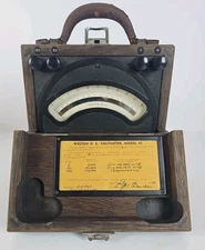 Vintage Weston Voltmeter Model 45 Weston Electrical Instruments  