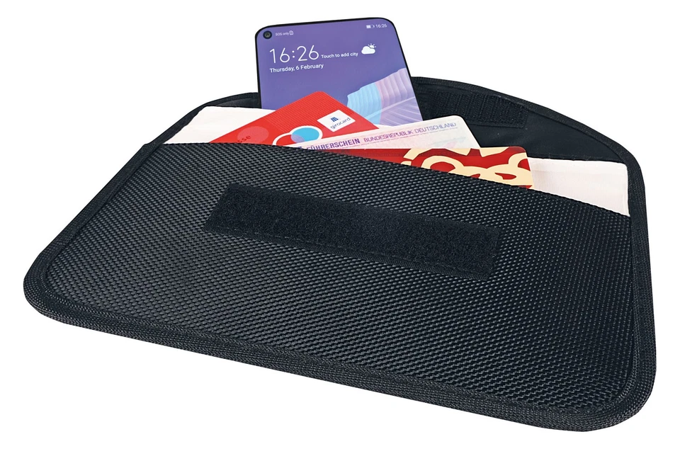 KOPP VERLAG Anti-Tracking-Handyhülle XXL Schutz vor Handy-Ortung, Abhören und -Spionage