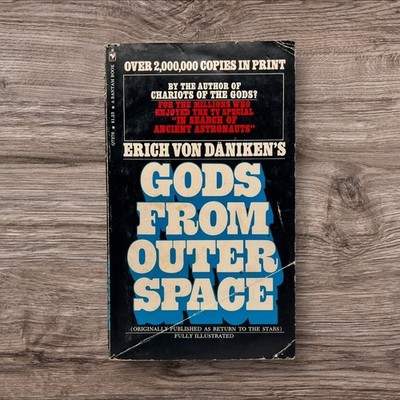 Gods From Outer Space By Erich von Däniken UFO Ancient Astronauts 1973 Bantam PB