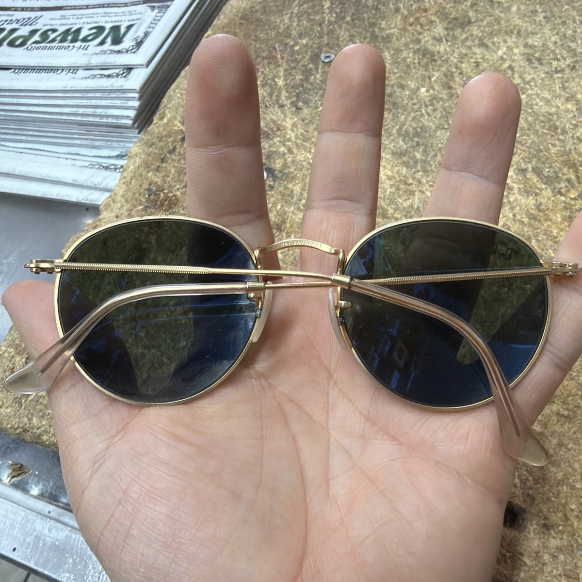 Ray-Ban P RB3447 Round Metal 112/58 50[]21 145 3P Polarized