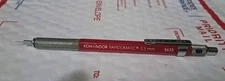 Vintage Koh-I-Noor Rapidomatic 0.3mm Red MECHANICAL PENCIL #5633 Some Lead
