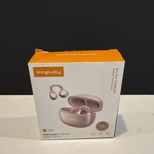 Kinglucky Wireless Open-Ear Earbuds Rose Gold Bluetooth