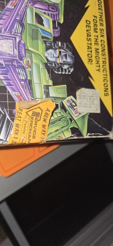Transformers G1 Devastator Vintage Constructicons 1985 Box & Insert ONLY - Foto 8 di 9