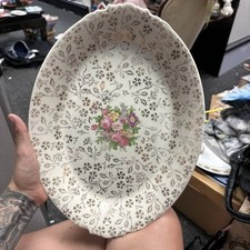 LOS ANGELES, CALIFORNIA VINTAGE PLATE WITH 22 KARAT GOLD GILT DESIGN 14