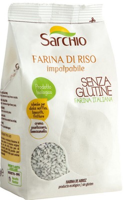 Gluten Free Rice Flour Sarchio Impalpable Organic Italian 500g