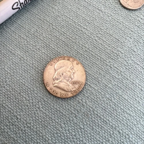 1959-P Franklin Silver Half Dollar BU U251