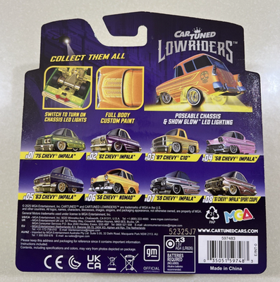 NEW 2026 Car Tuned Lowrider Series 2 #6 '56 Chevy Nomad Show Glow