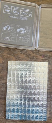 #ad #ad Valcambi 1 Gram 999 Silver Bars $6.93