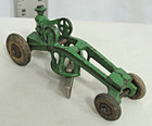 ARCADE ROAD GRADER CAST IRON TOY IN GREEN 1930s ORIGINAL — photo 2