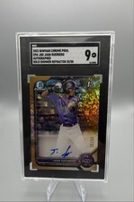 2022 Bowman Chrome - Prospect Autographs Juan Guerrero #CPA-JGO Gold...