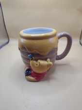 Buffalo Winnie the Pooh Honey Hunny Pot Ceramic 3D Sculpted Coffee Mug W/O Lid