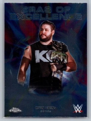 2026 Topps Chrome WWE #ERA-17 Kevin Owens Eras of Excellence