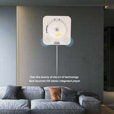 .  BT Wall CD Player Real Time Connection Port Portable CD Music Player With Re B