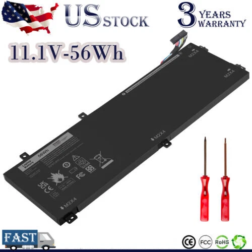 H5H20 Battery For Dell XPS 15 9550 9560 9570 7590 Precision 5510 5530 RRCGW 56Wh