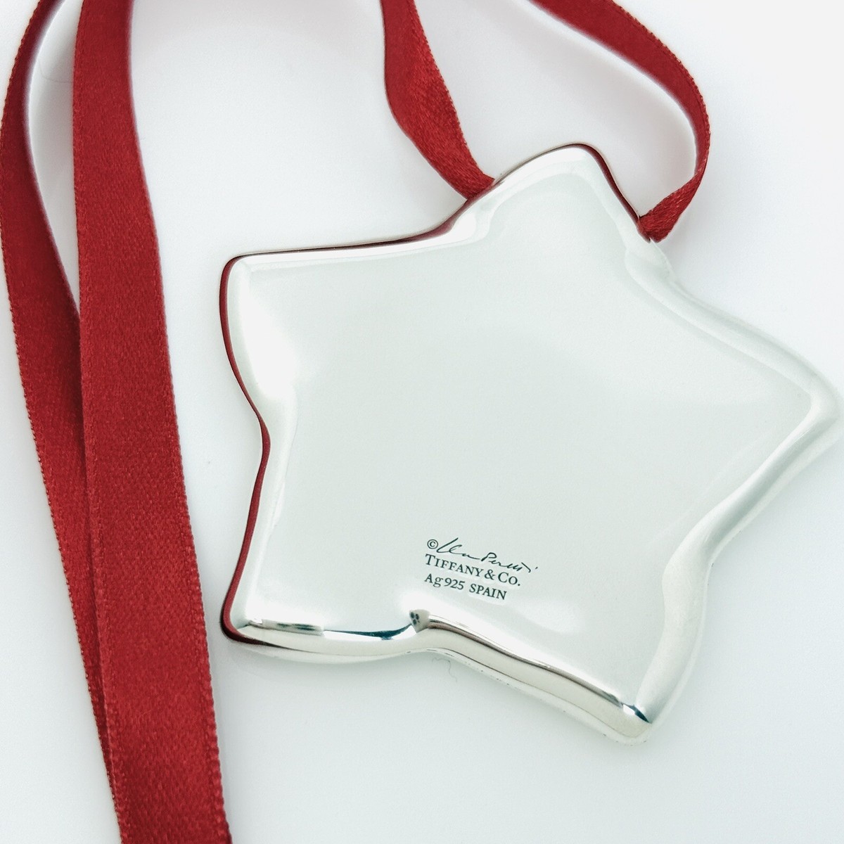 Tiffany & Co Silver Star Christmas Holiday Ornament by Elsa