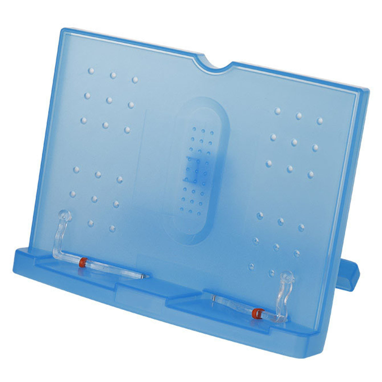 Plastic Book Stand Angle Adjustable Posture Correction Desk Book Holder Document