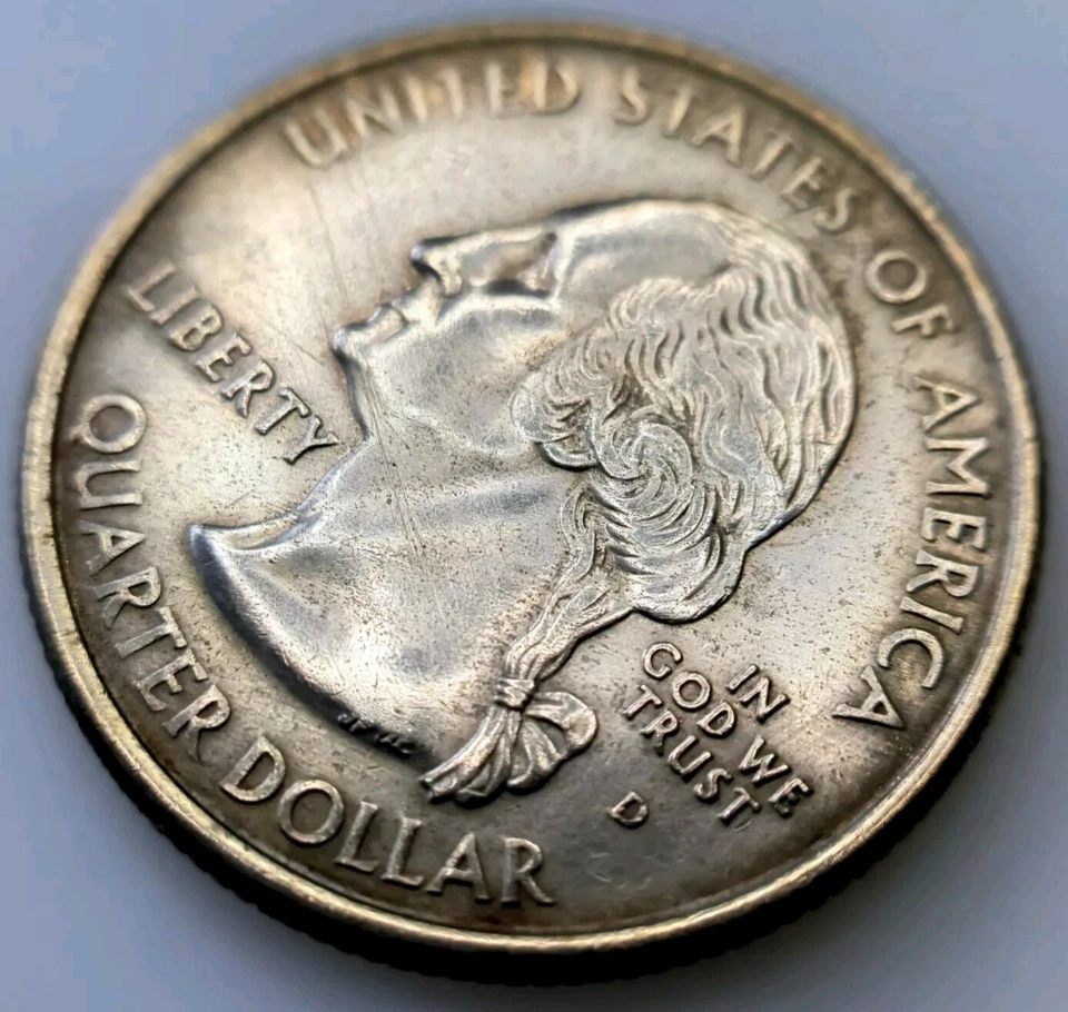 Very Rare 2000-D Virginia State Quarter - Missing Clad Layer Error! - Image 2 of 4