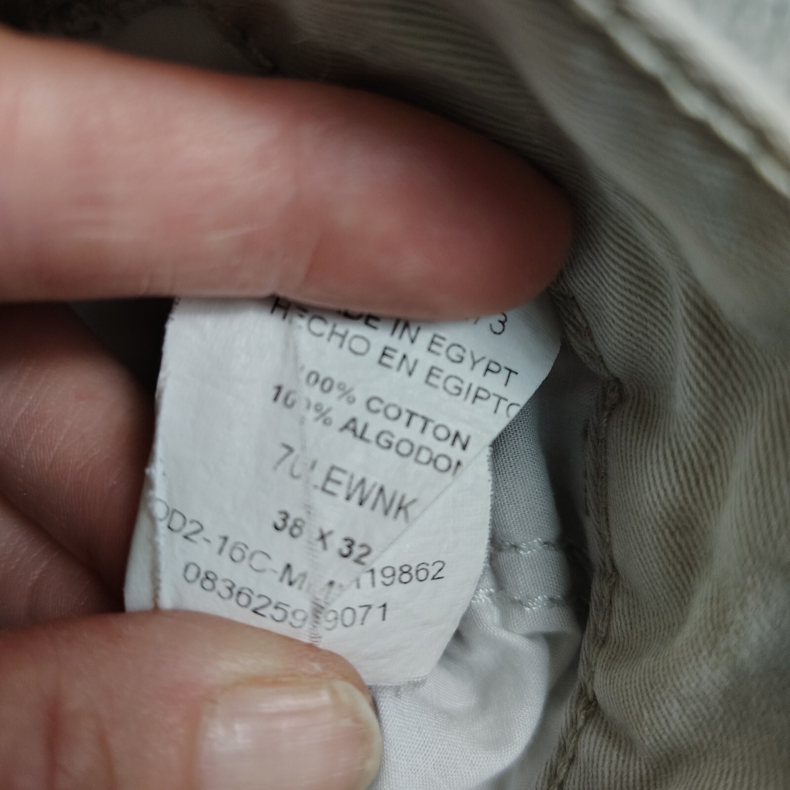 Wrangler Authentic Issue Mens Khaki Tan Work Pants Cargo 38X32 Stains* image 9