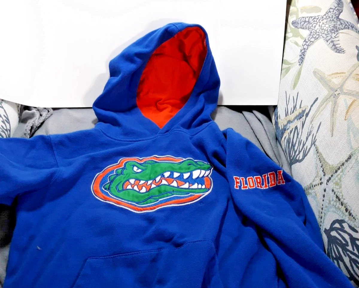 Florida Gators Stadium Athletic Youth Big Logo Pullover Hoodie-Royal blue  size S | eBay