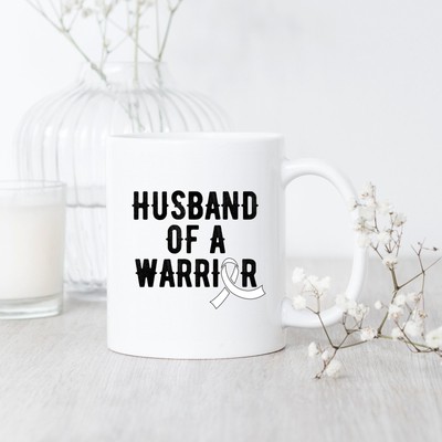 Lung Cancer Warrior Husband Mug Lung Cancer Mug Lung Cancer Gift Lung Cancer