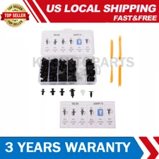 100Pcs For Ford Bumper Hood Clips Retainer Rivet Fastener Fender Push Pin USA