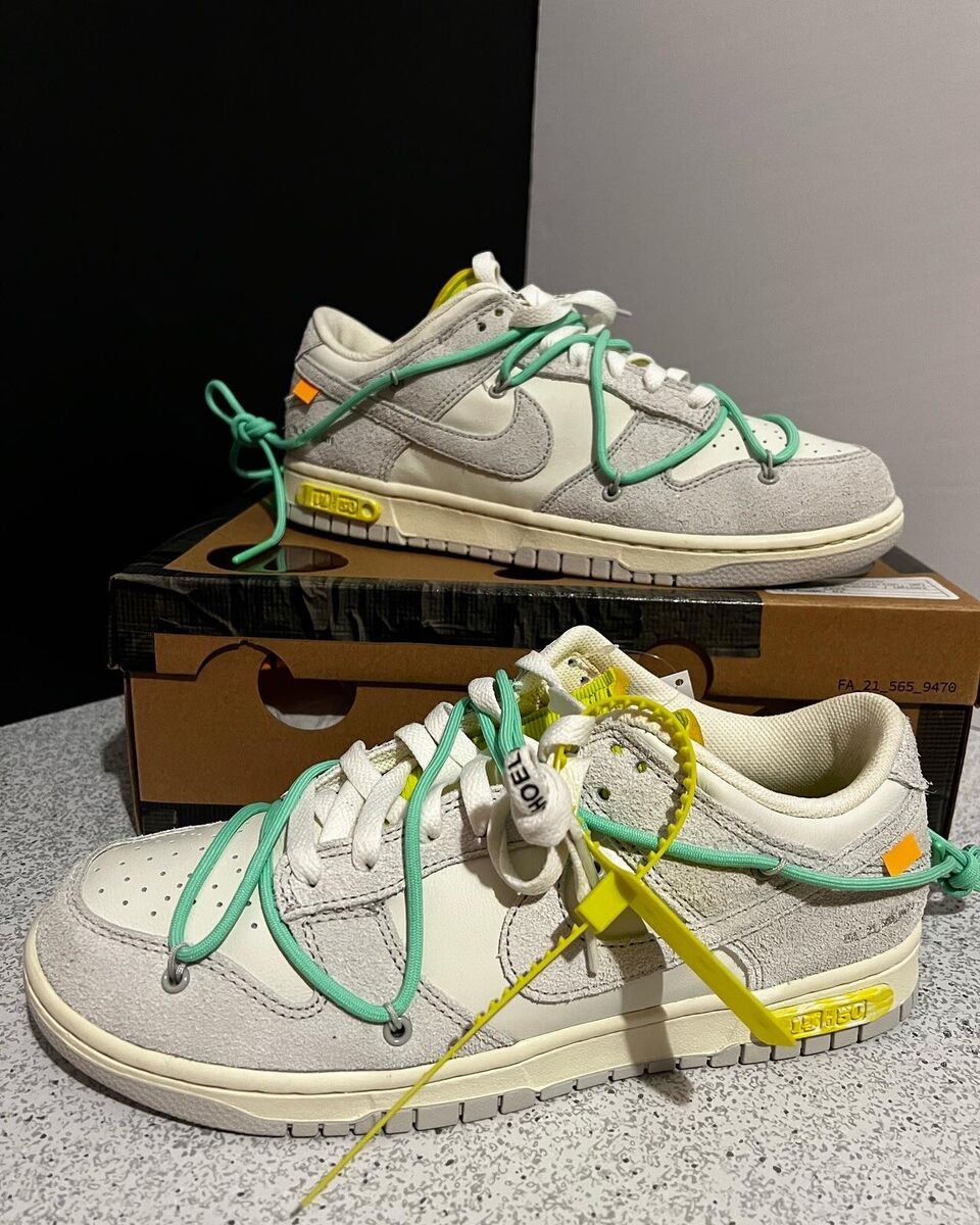 Size 9.5 - Nike Dunk Low x Off-White Lot 14 of 50 DJ0950106