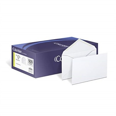 Columbian #6 3/4 Business Envelopes, 3-5/8 x 6-1/2 Inches ...