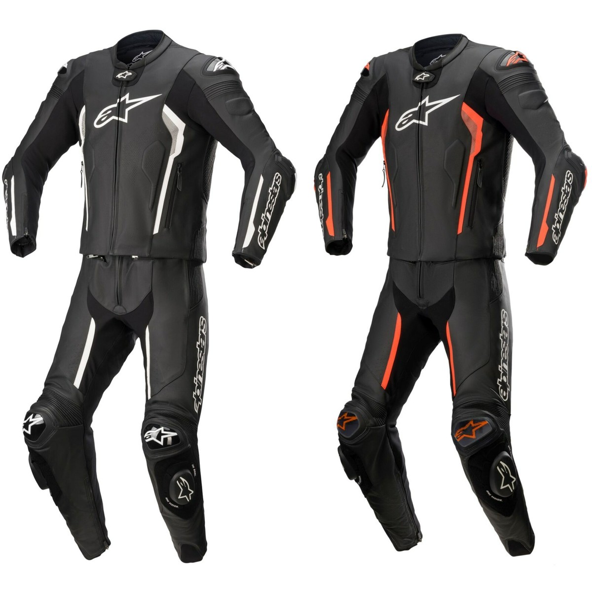 Alpinestars Leather Suit Missile v2 - Biker Outfit Men's Two Alpinestars Leather Suit Missile v2 - Biker Outfit Men's Two