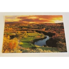 Saskatchewan Canada Deer Valley Golf Club Oversized Postcard