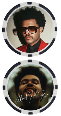 THE WEEKND - SUPERSTAR MUSICIAN - AFTER HOURS - POKER CHIP - ***SIGNED***