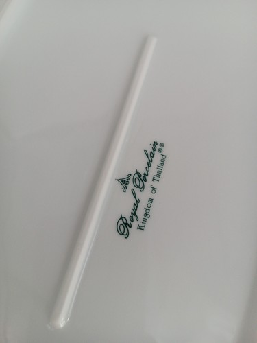 Set zwei rechteckige Serviertabletts Royal Porcelain weiß 32 cm26 Set 2-teilig - Bild 6 von 9