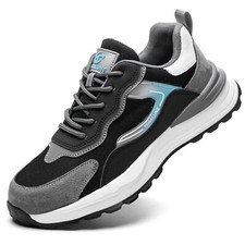 Zapatos de seguridad para hombre Puntera compuesta Tenis de trabajo Botas industriales ligeras