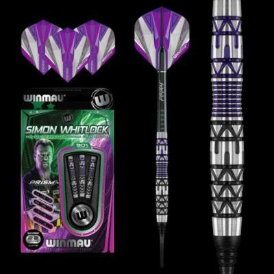 WINMAU SIMON WHITLOCK SE 90% Tungsten 22 GRAM SOFT TIP DARTS