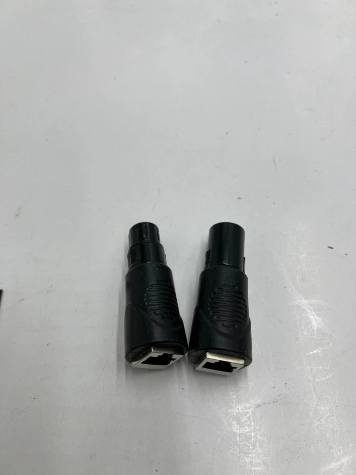 (QTY 2) Accu-Cable ACRJ455PSET RJ45 to 5-pin XLR DMX Adapter Black - Image 4 of 4