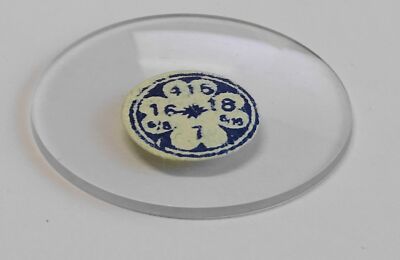 Verre Minéral Pour Montre Gousset - Diamètre 35 Mm, Pièce Horlogerie Neuve Sans étiquette (origine France)