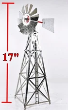 Tinplate Windmill Aermotor Type 17" Tall