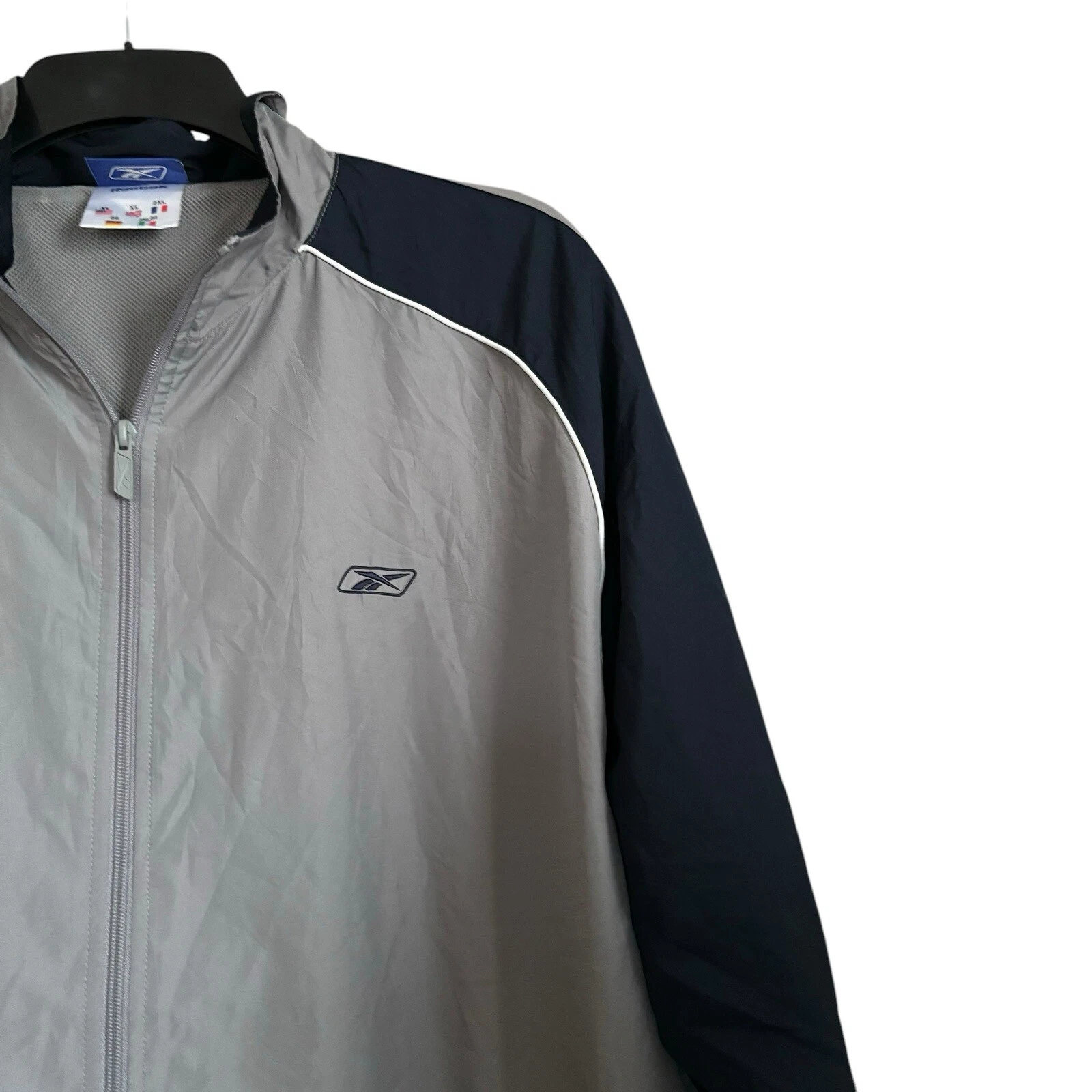 REEBOK CLASSIC Reebok Vintage Mens Track Jacket Sportswear Jacket Y2K ...
