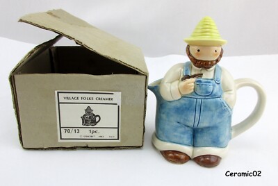 Vintage Otagiri Village Folks Creamer 1983 NOS in Original Box C02