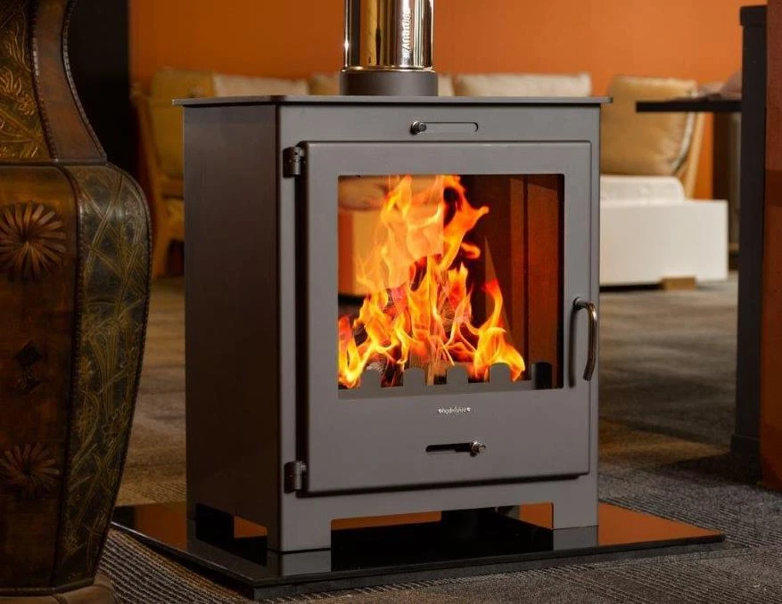 DOUBLE SIDED STOVE double side modern stove dual modern wood burner  multifuel | eBay