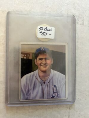 1950 Alex Kellner Philadelphia Athletics Bowman Baseball Card #14