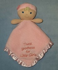 Kids Preferred Thank Goodness for Little Girls Baby Doll Security Blanket Lovey