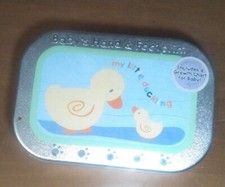 Lot of 2 - Child O Mine Babys Hand and Footprint Pearlhead Shower Birth Molds