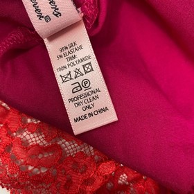 Agent Provocateur Novah Fuchsia Red Silk Slip AP3 Medium