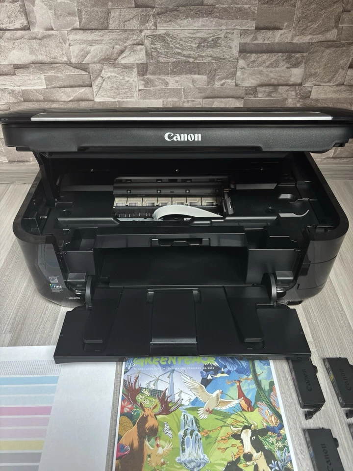 Erst 3050 Seiten ! Canon PIXMA MG6250 Fotodrucker duplex single ink WiFi quality - Bild 3 von 4