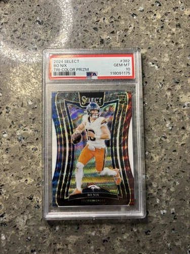 BO NIX 2024 SELECT SUITE  LEVEL ROOKIE TRI-COLOR PRIZM RC /149 PSA 10