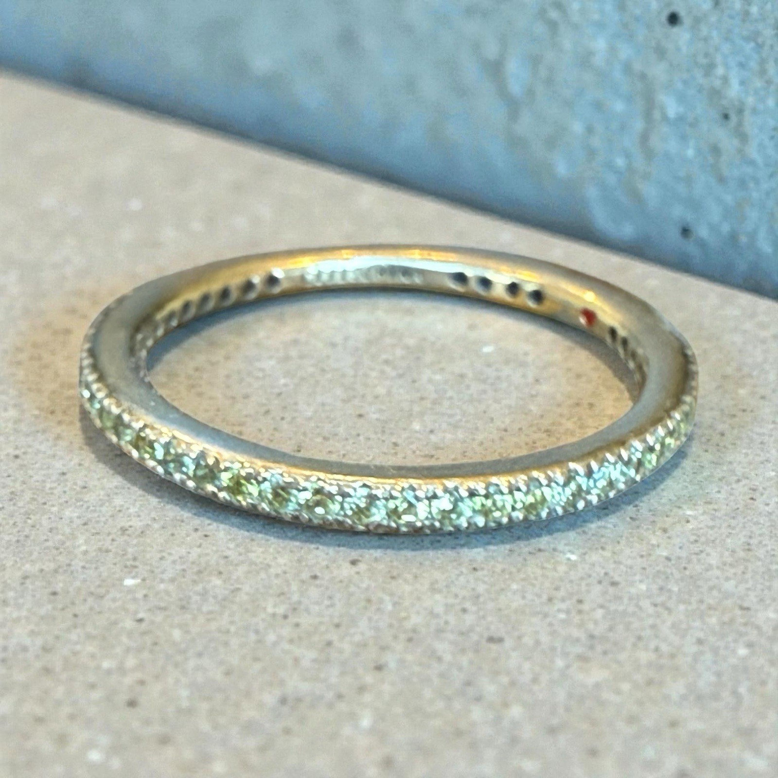 HIDALGO QVC Fine Stackable CZ Eternity Wedding Ring Band Sz 7 Sterling 925